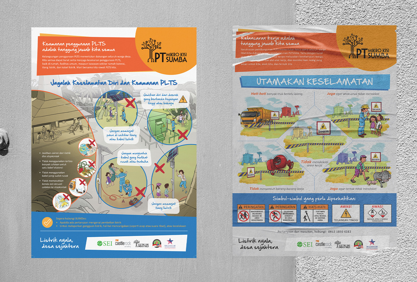 A sequential poster to keep the community aware of the project.