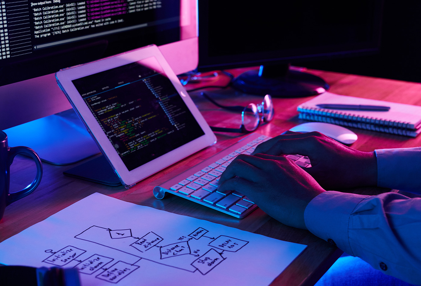System flow is designed to provide a good user experience.