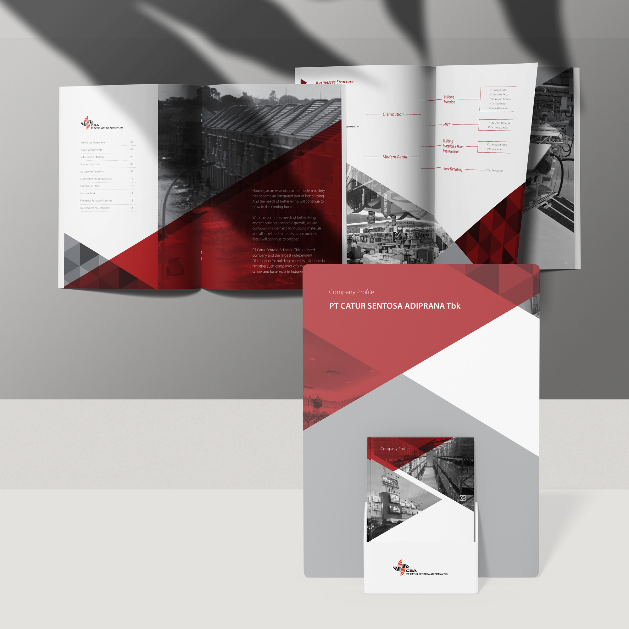 Brief company profile to introduce business retail products.