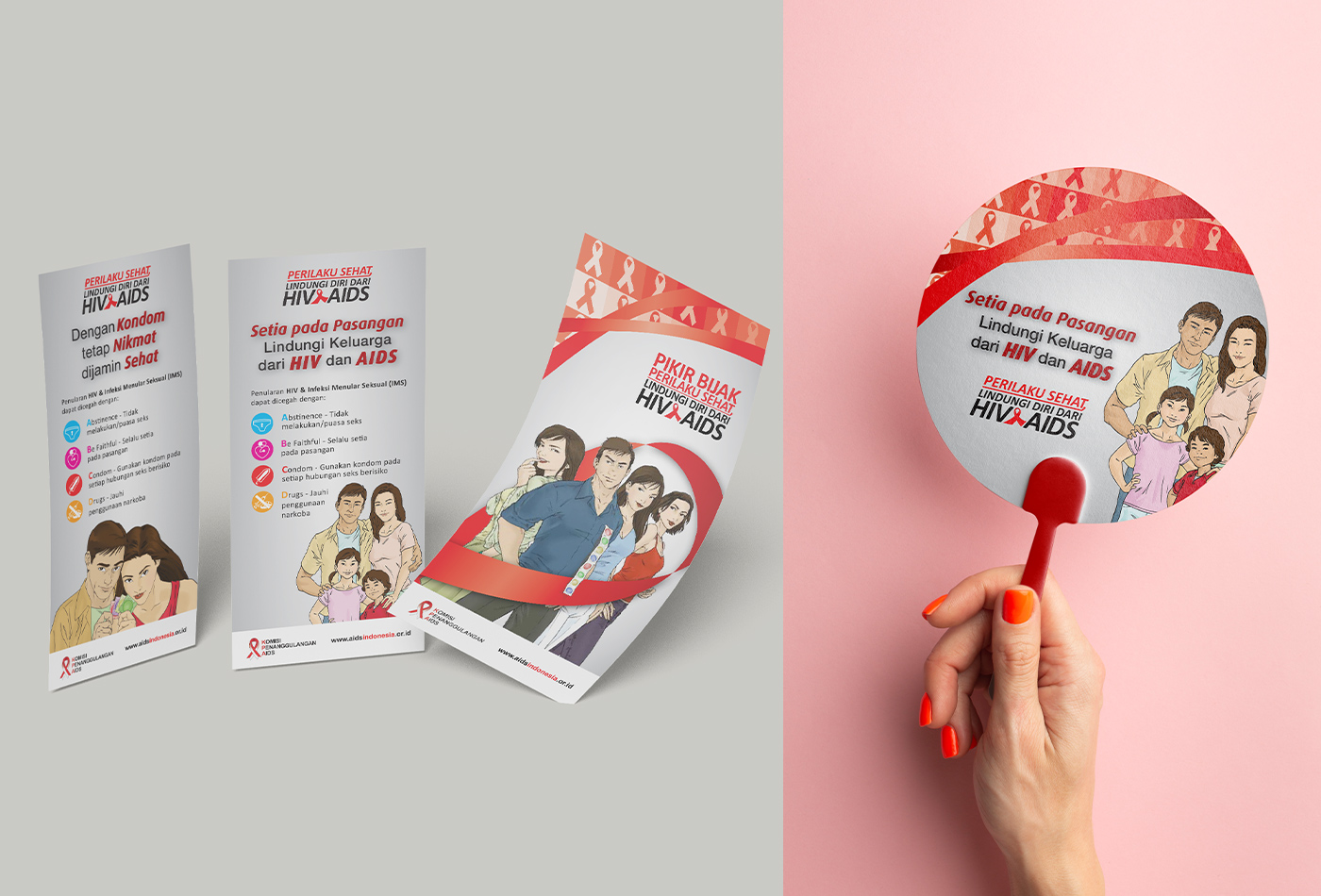 Hand out materials to support events and workshop activities to educate and raise awareness.