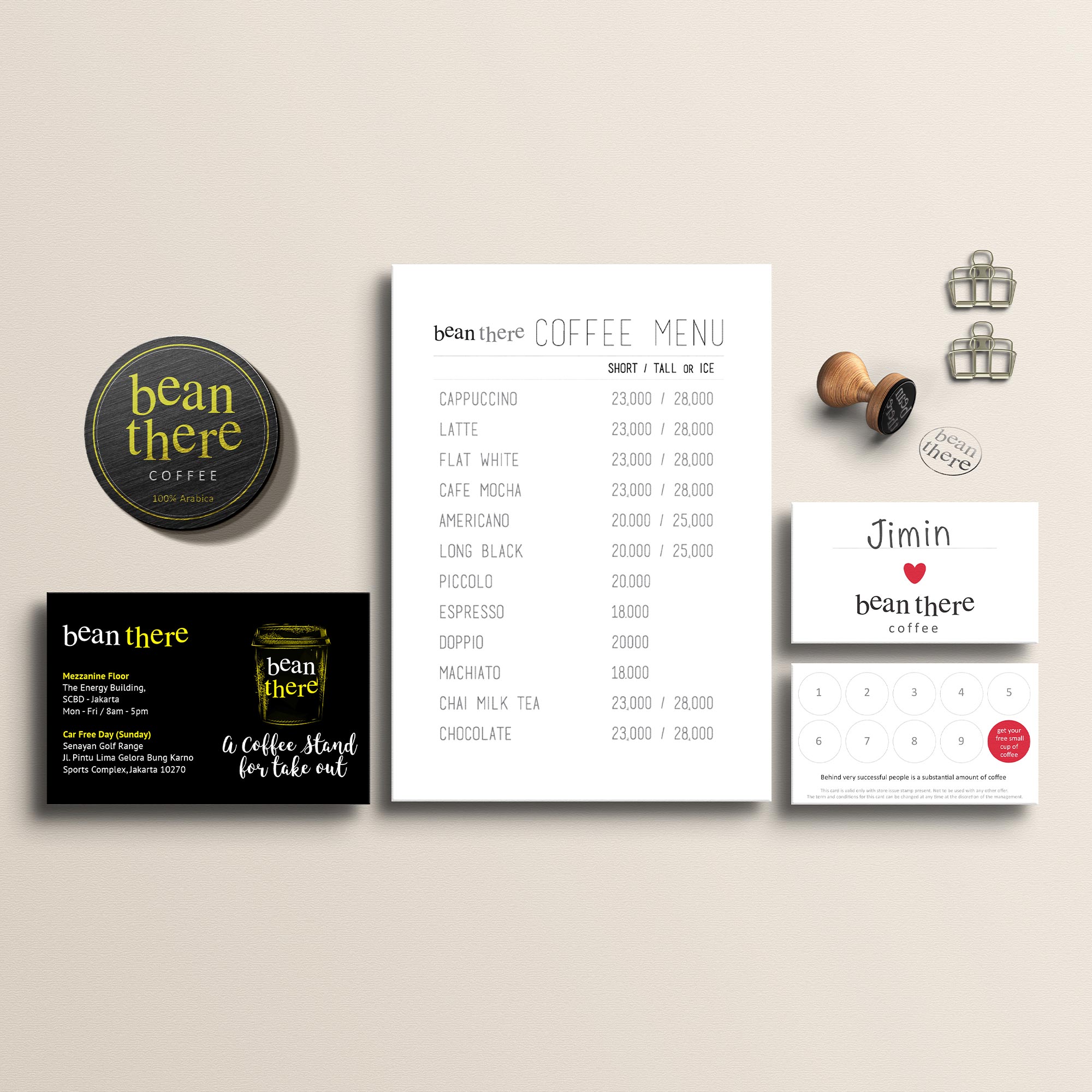 Logo implementation within the business communication tools.