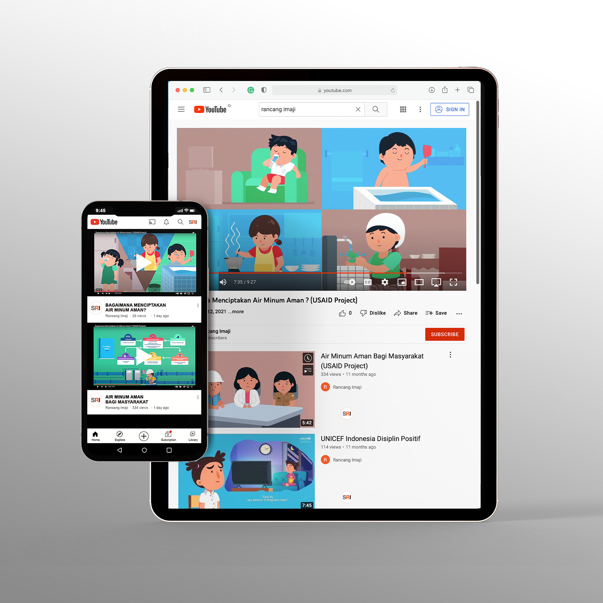 Video post on public platform.