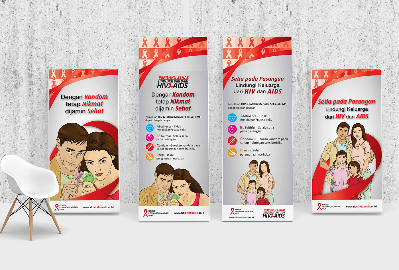 Series of banners to suit different audiences and purposes.