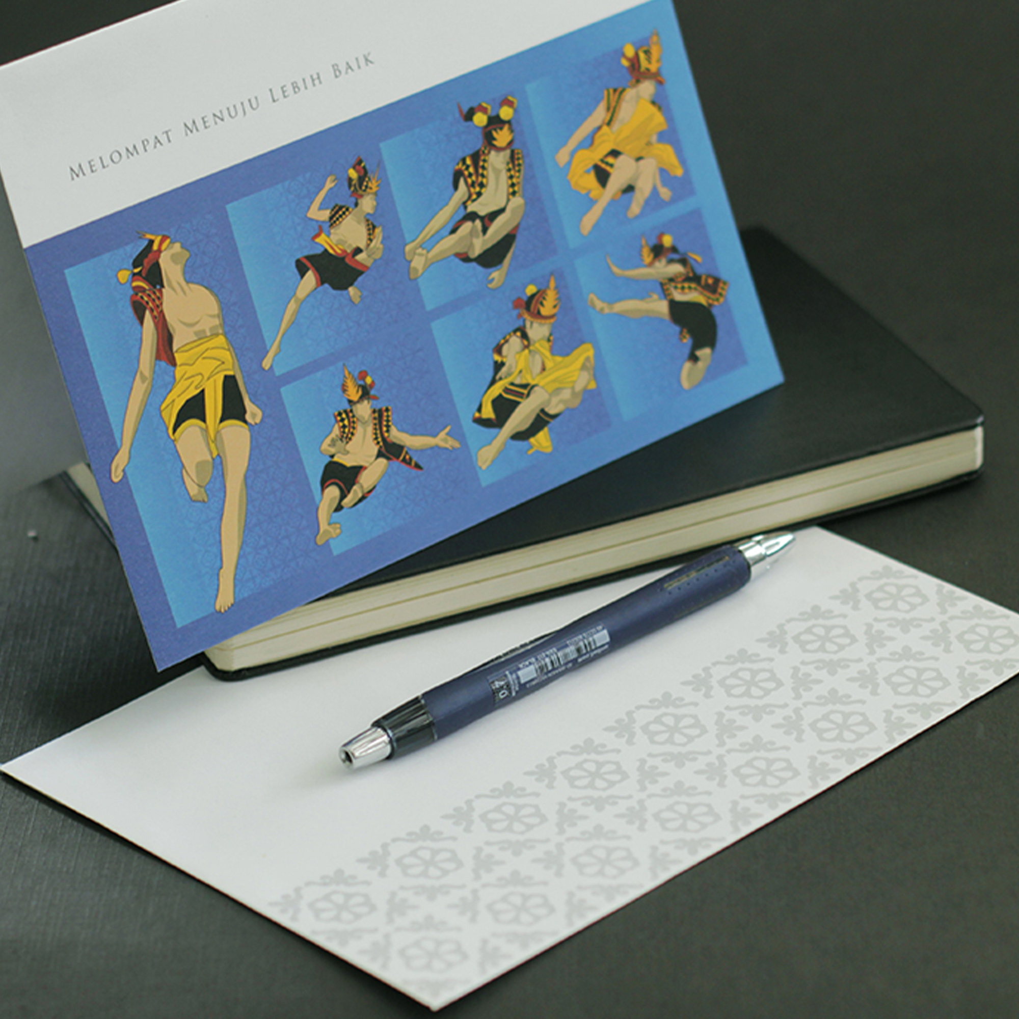 A custom conceptual greeting card design.