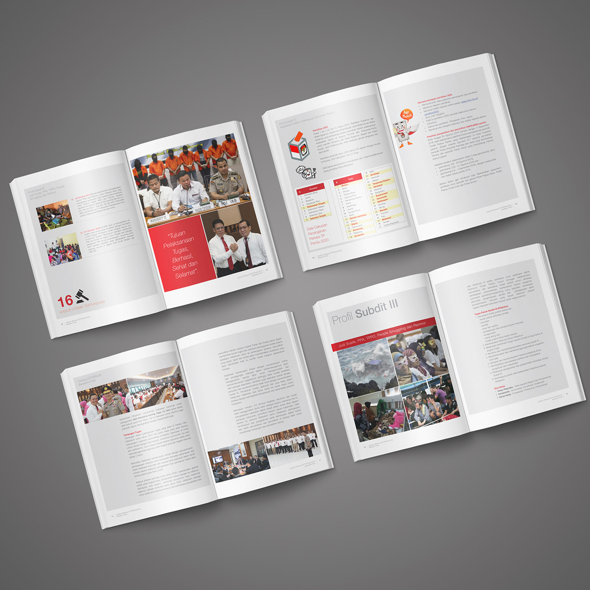 General pages layout design.
