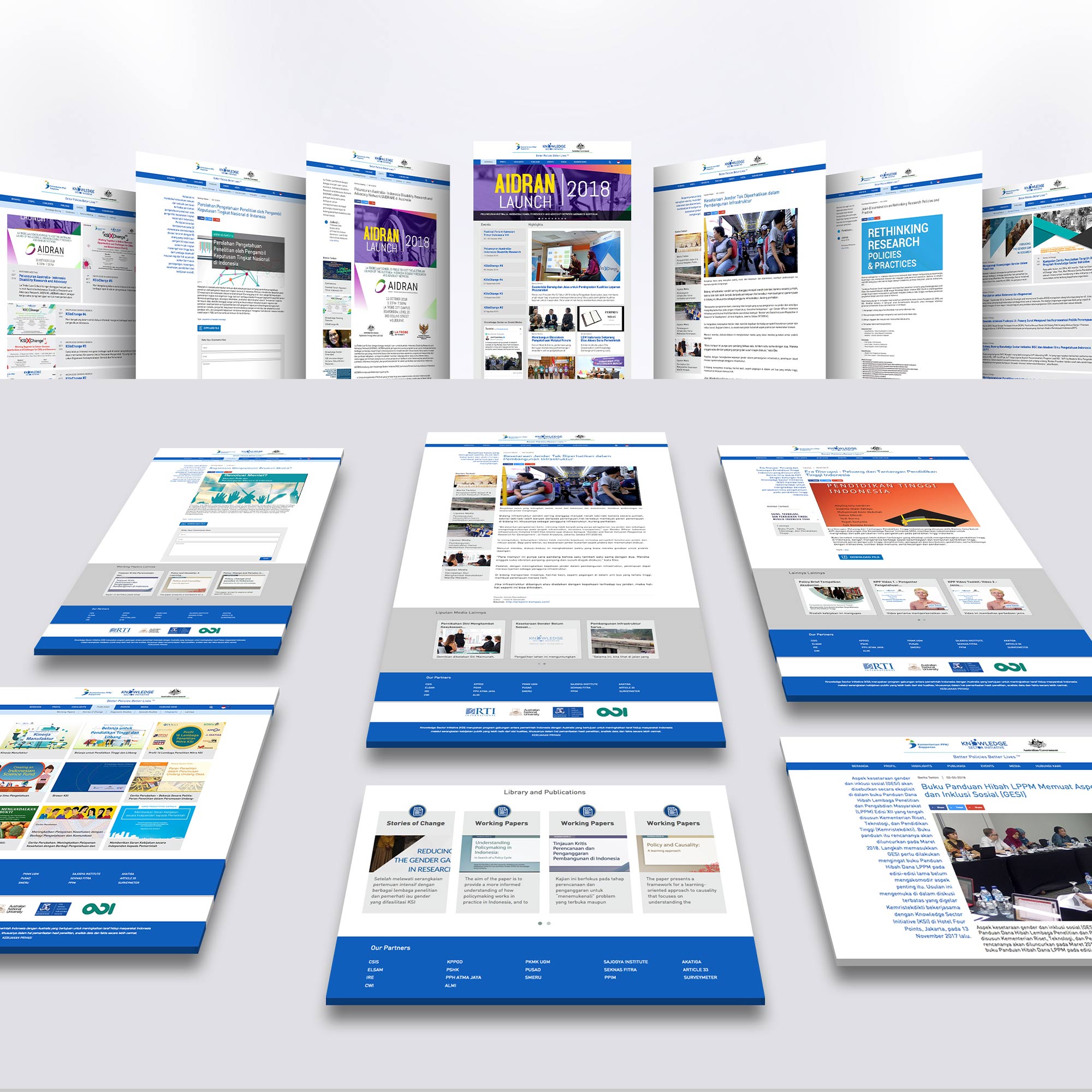 Website wireframe and design layout.