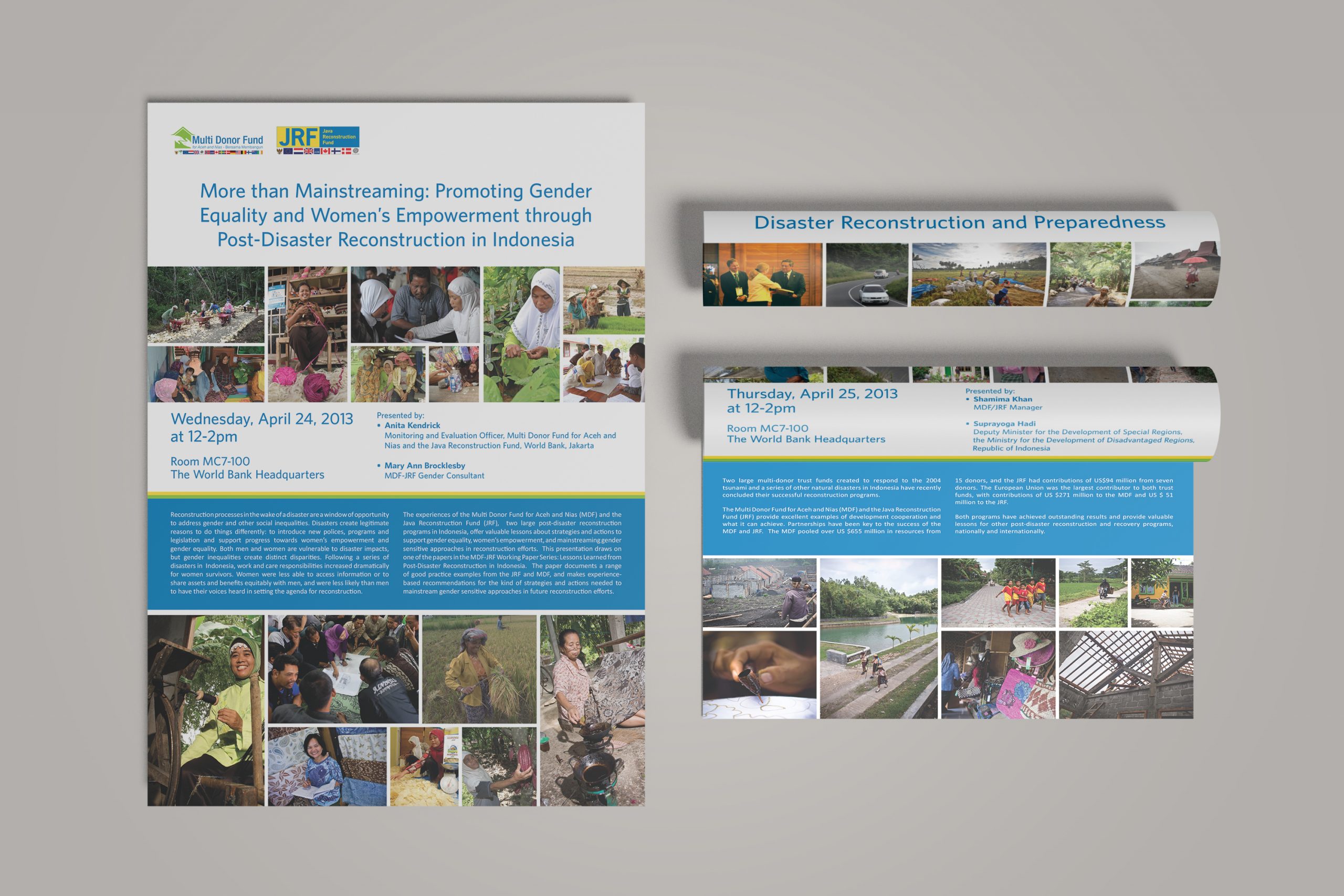 Poster to announce the event to stakeholders and partners.