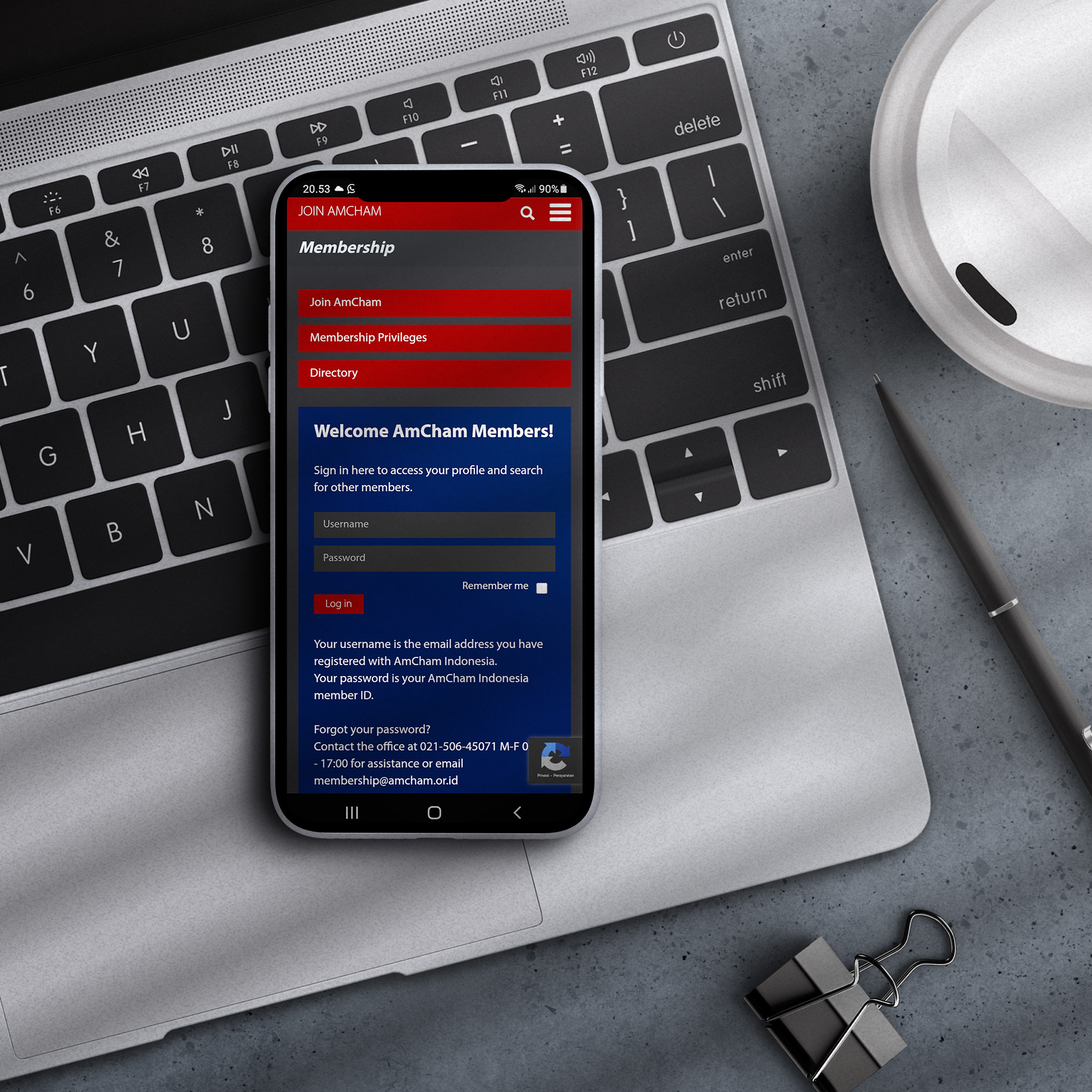 Easy membership registration functionality.