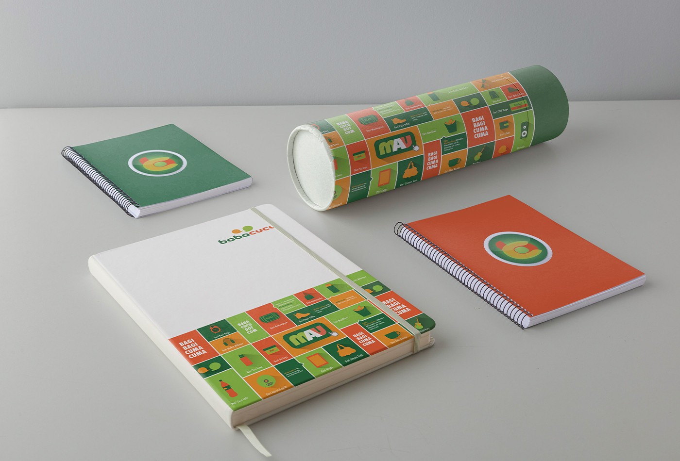 A secondary visual branding implementation for seasonal and festivity events.