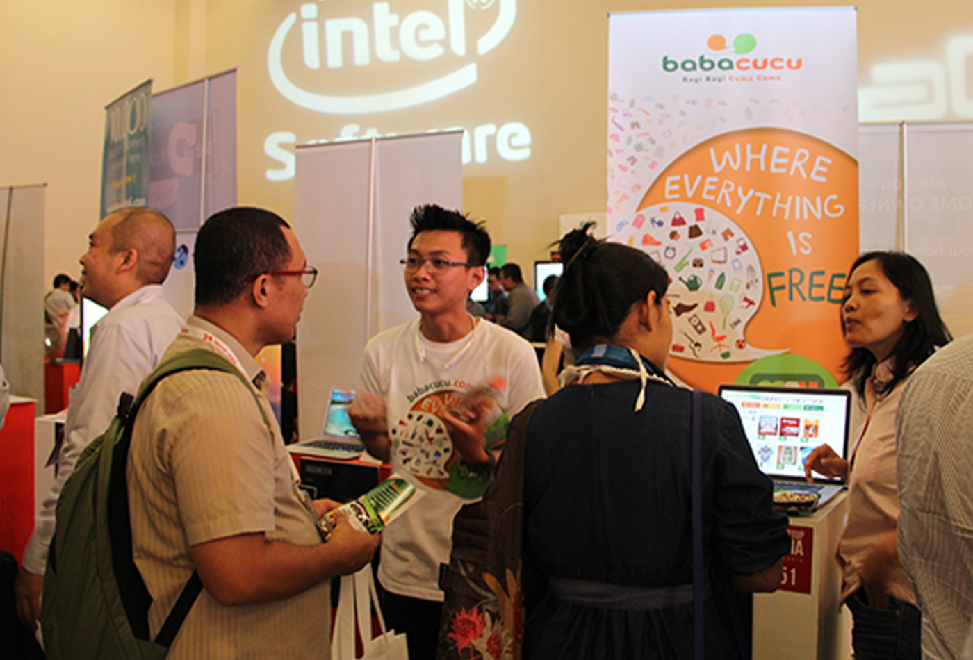 Event design to introduce an idea and grab investor's interest at the TechinAsia event in Jakarta.