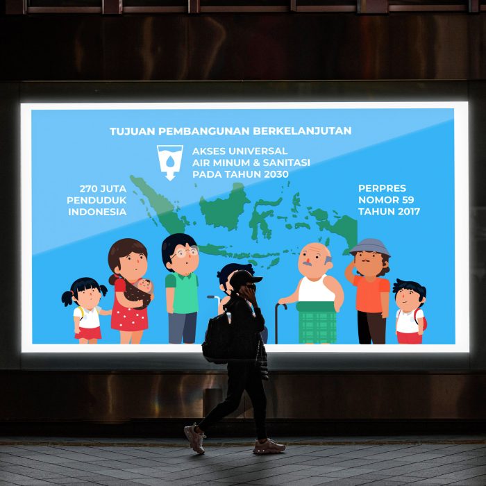 Video animation to raise awareness and educate the community can be displayed in public areas.