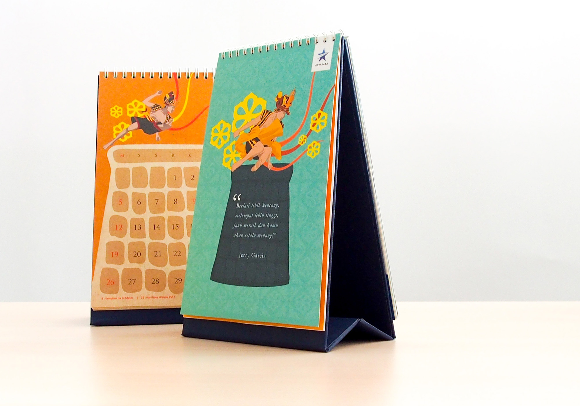 Making local wisdom as main design subject to preserved culture as corporate communication tools.